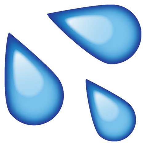 Download Sweat Water Emoji | Emoji Island