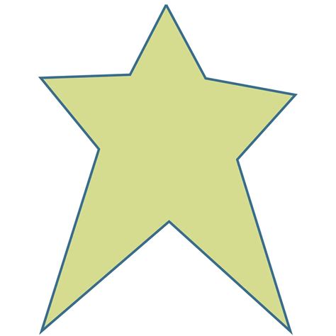 Studio Star-Primitive #3 (Small) | Star template printable, Star ...