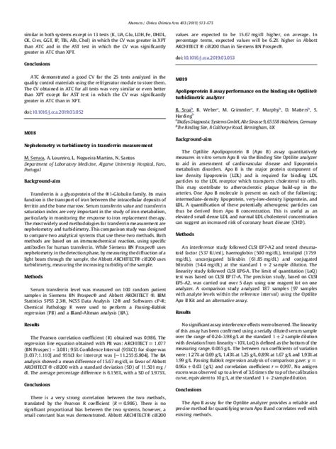 (PDF) Nephelometry vs turbidimetry in transferrin measurement | Nélio Santos - Academia.edu