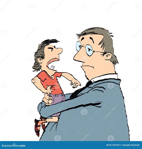 The Spoiled Child Cartoon Vector | CartoonDealer.com #35684301