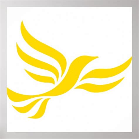 Liberal Democrats Logo Poster | Zazzle.co.uk