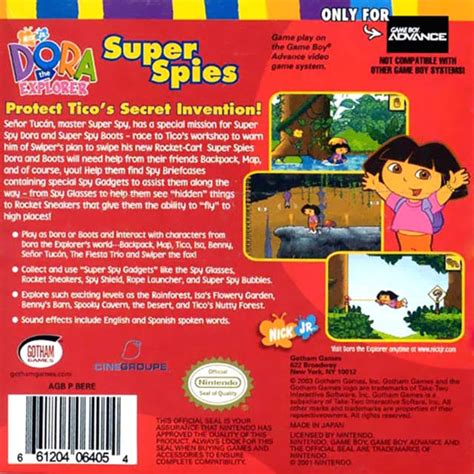 Dora the Explorer: Super Spies Box Shot for Game Boy Advance - GameFAQs