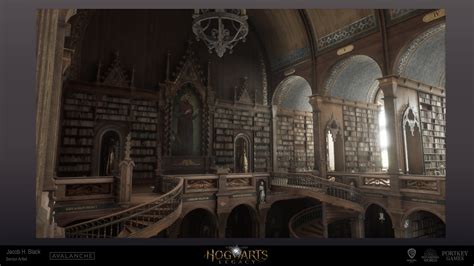 ArtStation - Hogwarts Library