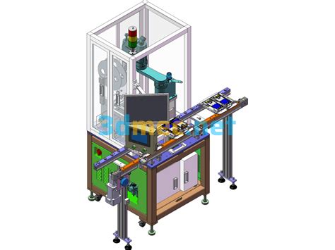 Robotic Automatic Ccd Laminator SolidWorks 3D Model