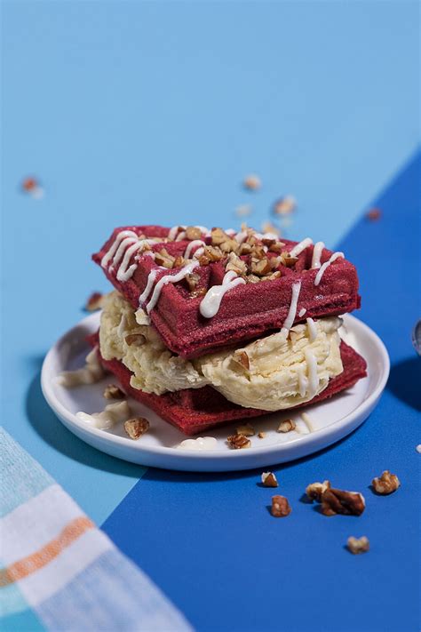 Red Velvet Ice Cream Sandwich | Krusteaz