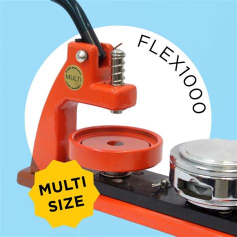 FLEX1000 Multi-Size Button Maker & Start Up Kits – People Power Press ...