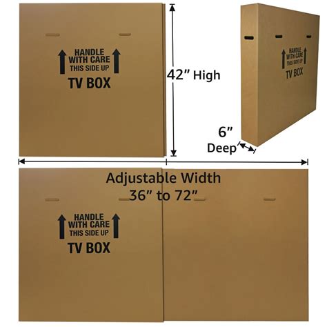 Flat Screen TV Moving Boxes - Pack of 2 | UsedCardboardBoxes