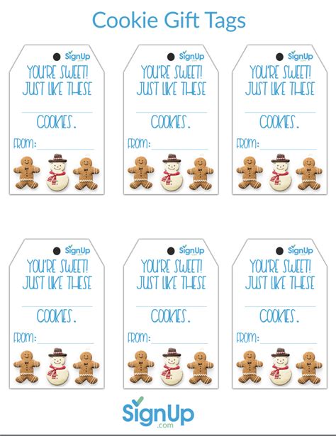 Cookie Labels Free Printable