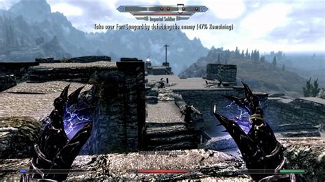 Skyrim High Level Mage Gameplay - Stormcloak Quests - The Battle for Fort Sungard - YouTube