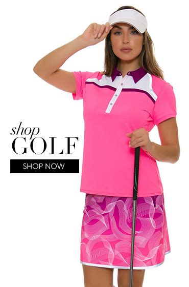 Pinks and Greens | Women's Golf & Tennis Apparel