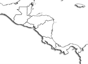 Central America Map Coloring Sketch Coloring Page