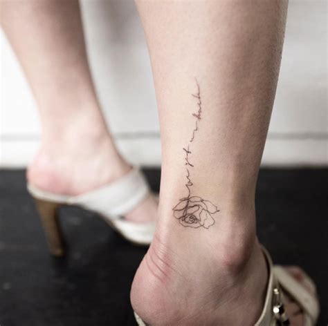 50 Elegant Ankle Tattoos for Women With Style - TattooBlend