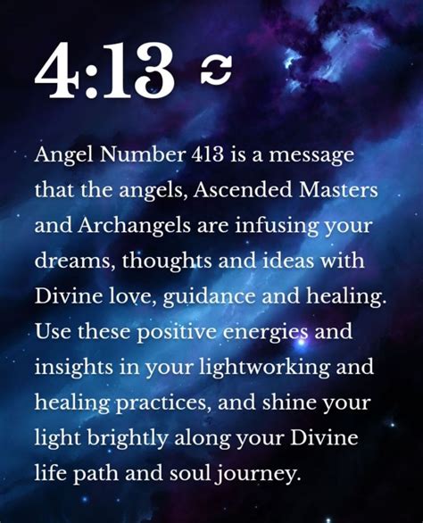 ANGEL NUMBER 413 4:13 | Universe quotes spirituality, Best boyfriend quotes, Angel number meanings