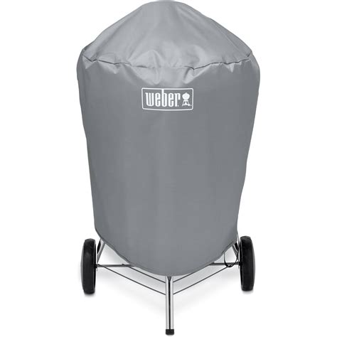 Weber 22 Inch Charcoal Kettle Gray Grill Cover - Walmart.com - Walmart.com