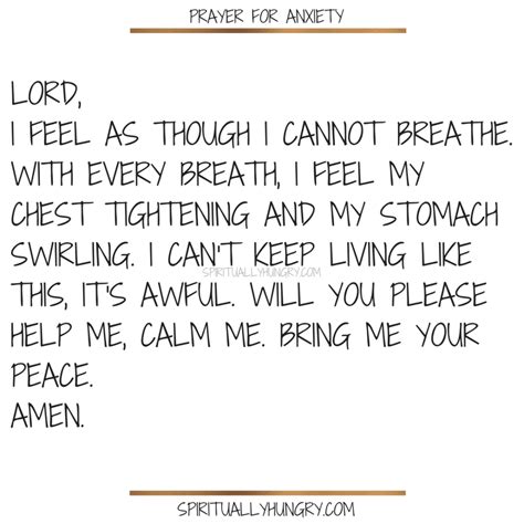 30 Prayers For Anxiety To Say Right Now - Spiritually Hungry