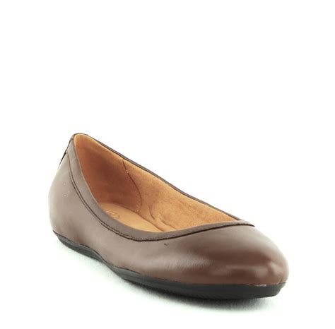 Naturalizer - Naturalizer | Brittany Leather Ballet Flats | Brown - Walmart.com - Walmart.com