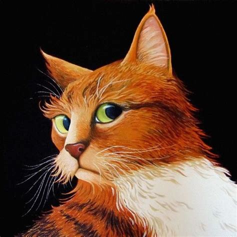 Macavity by Vicky Mount @ Mini Gallery - Oil Painting | Cats, Cat art, Cat artwork