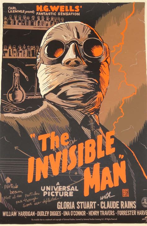 Invisible Man | Horror movie posters, Old movie posters, Classic horror movies