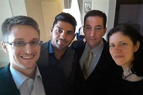 Edward Snowden Takes A Selfie With Glenn Greenwald