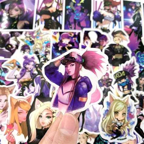 League Of Legends KDA 50 pcs Stickers Pack Laptop Decal | Etsy