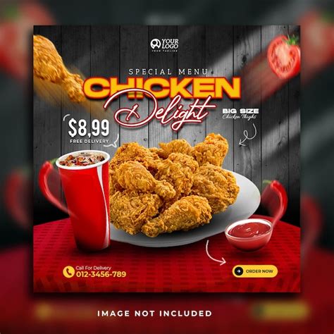 Chicken Menu PSD, 100+ High Quality Free PSD Templates for Download