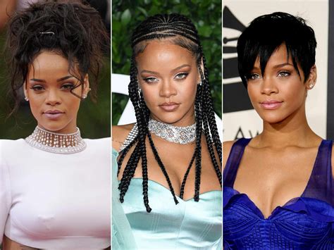 Rihanna's Best Hairstyles and Cuts Through the Years