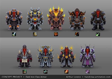 Arthur Lorenz - [Fan Art] World of Warcraft - Racial Class Armor Design ...