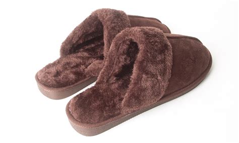 Men's Fleece Lined Slippers | Groupon