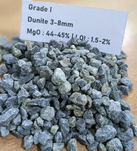 Dunite 4-8mm / 3-8mm, Packaging Type: Packet, Packaging Size: 25kg/50kg ...