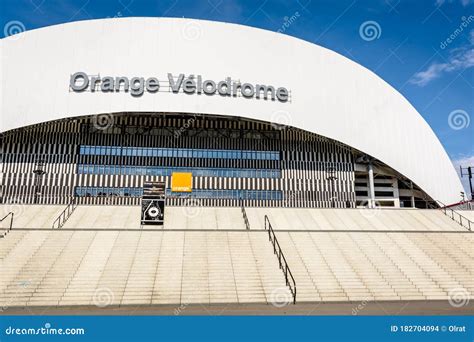 Front View of the Main Access To the Orange Velodrome Stadium in Marseille, France Editorial ...