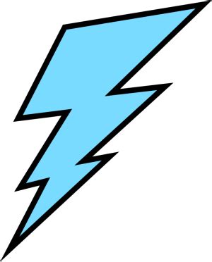 Blue Lightning Bolt | Clipart Panda - Free Clipart Images