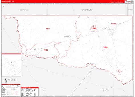 Maps of Ward County Texas - marketmaps.com