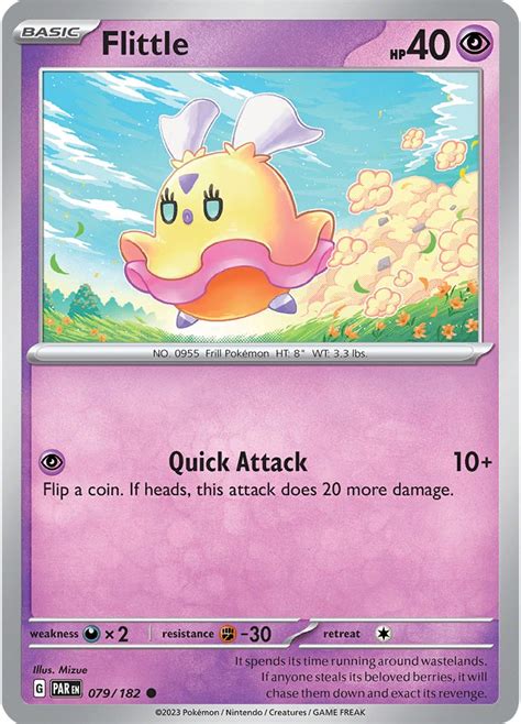 Serebii.net Pokémon Card Database - Paradox Rift - #79 Flittle