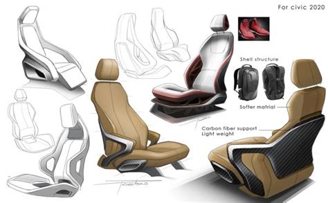 Car Seat Design | Car interior design sketch, Car interior design ...