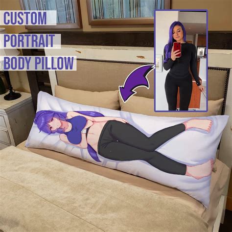 Personalized dakimakura body pillow anime portrait from any | Etsy