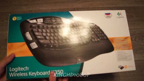 Logitech Wireless Keyboard K350 ОБЗОР [FULL HD] - YouTube