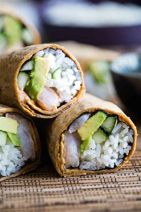 Sushi Burrito Recipe | Food Faith Fitness