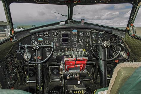 B-17 Cockpit Photograph by Allen Sheffield - Pixels