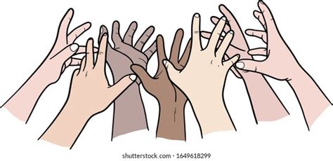 Manga Hands Reaching Out Clipart