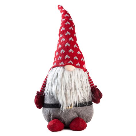 TJ Global Handmade Swedish Gnome Santa Plush Doll, Lucky Gnome, Scandinavian Tomte Santa, Nordic ...