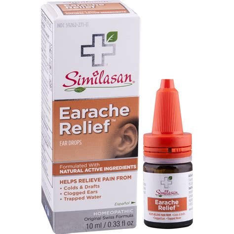 Similasan Earache Relief Ear Drops 0.33 Oz. - Walmart.com