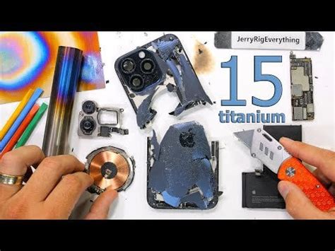 JerryRigEverything has released the teardown vid of the 15 pro max ...