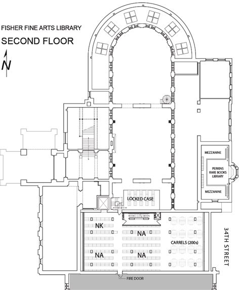 Floor Plans: Fisher Fine Arts Library | Penn Libraries