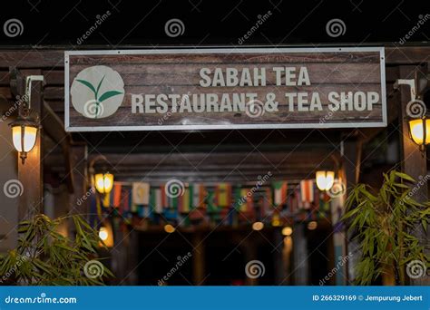 Sabah Tea Restaurant and Tea Shop Signboard Editorial Stock Image - Image of landscape, scenery ...