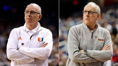 The internet can't get over how much Miami coach Jim Larrañaga looks like Jim Boeheim | Sporting ...