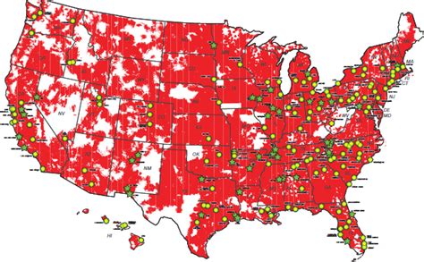 Verizon 4G Coverage Map | RAYmaps