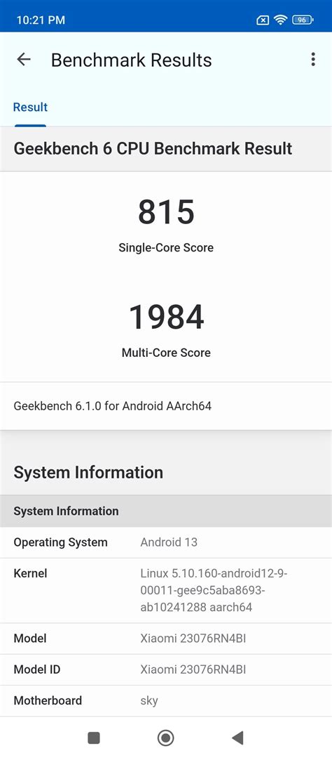 Xiaomi Redmi 12 5G 8GB RAM AnTuTu Score - Geekbench, GFXBench & PCMark Score Results | 91mobiles.com