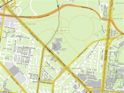 Printable Map Royal Melbourne Hospital