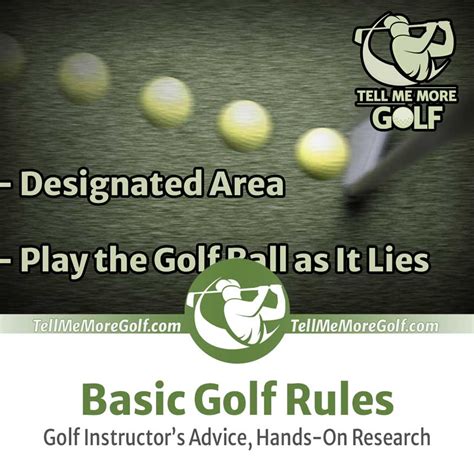 Basic Golf Rules Simplified for 2024 — Golf Instructor's Tips