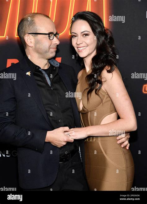 James Murray, left, and wife Melyssa Murray attend a special screening ...